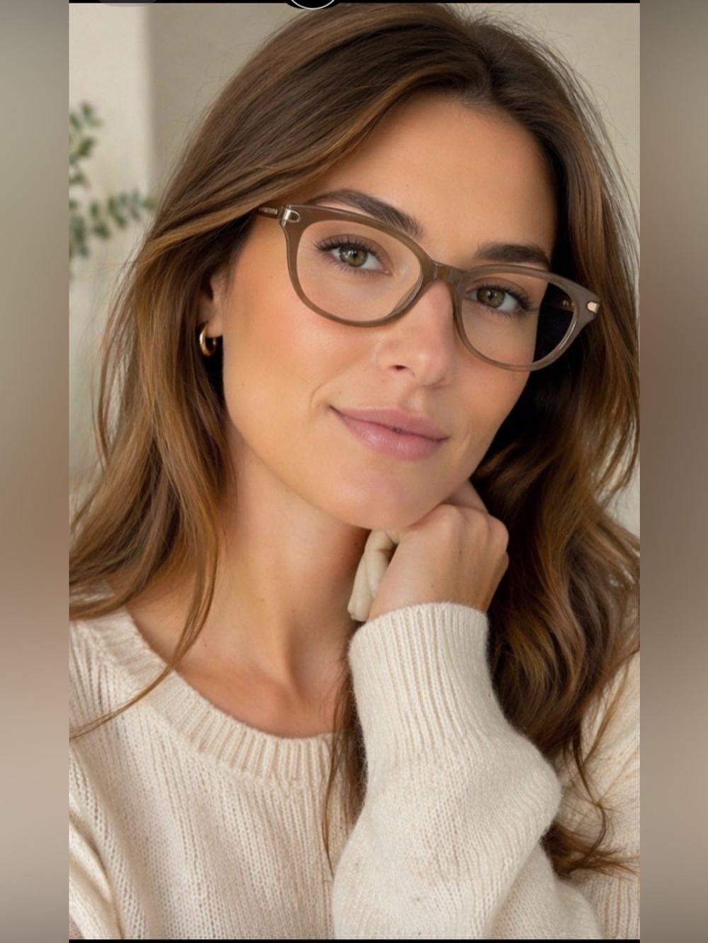 Coach Prescription Eyeglass Frames Brown Gold Italy 52-16-140  Original Case